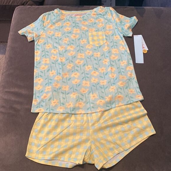 Kids Cat & Jack Pajama Sleep Set 3 Pieces Size XL (14/16) NWT - Picture 6 of 11